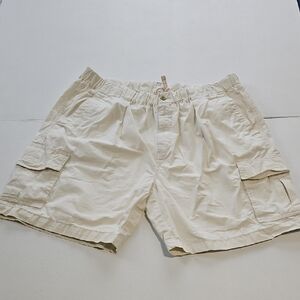 Tommy Bahama Men's Cream Cargo Shorts